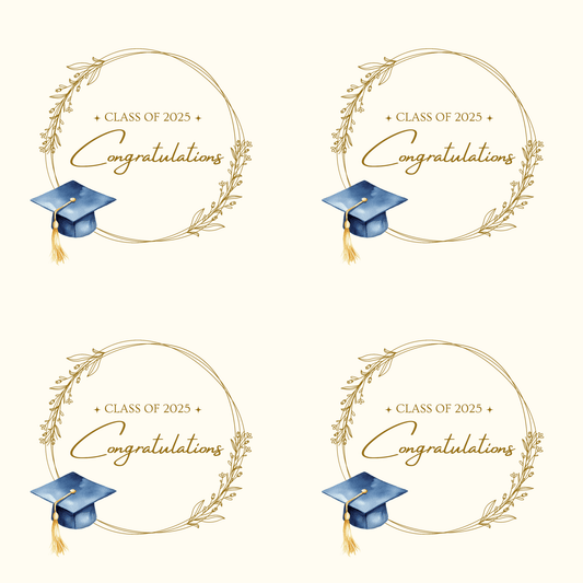 Elegant Class of 2025 Graduation Gift Wrapping