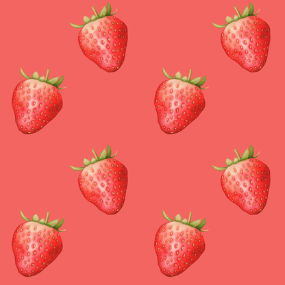 Red Strawberry Wrapping Paper