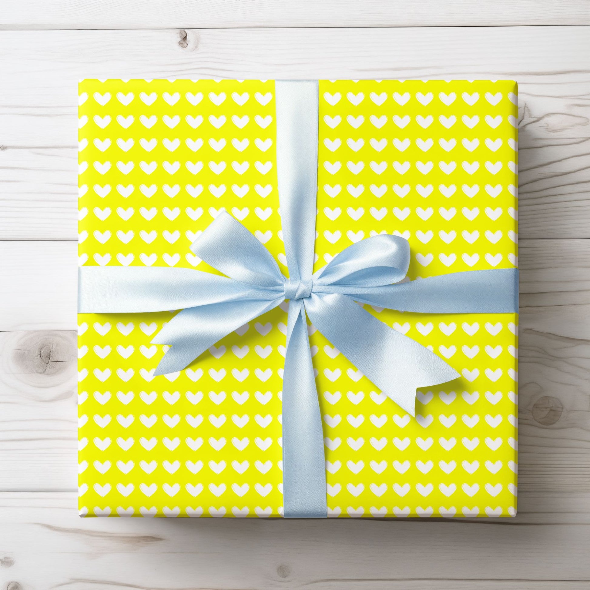 Bright Yellow Gift Wrap