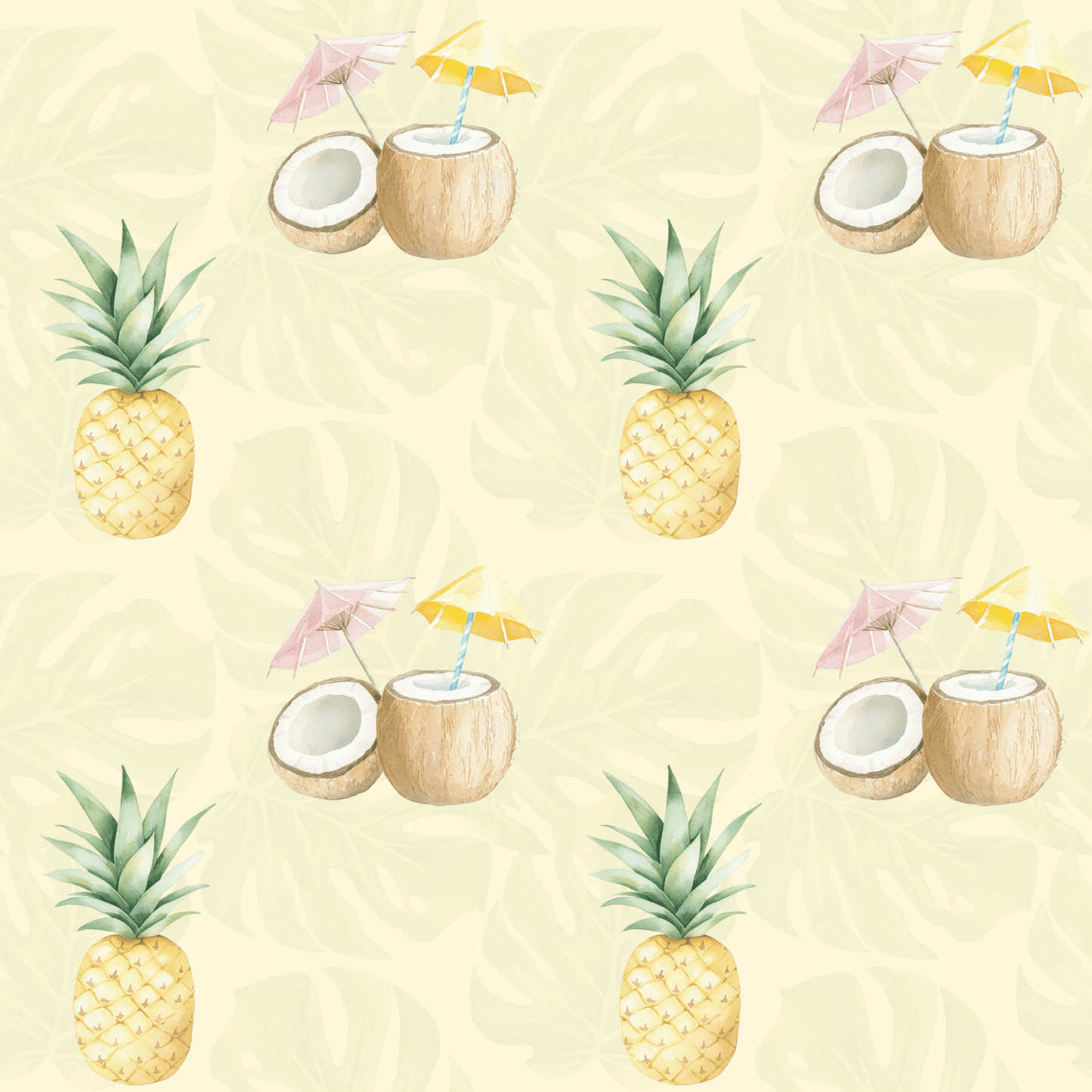Tropical Pina Colada Wrapping Papers