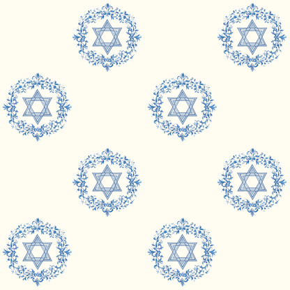 Jewish Star Floral Design