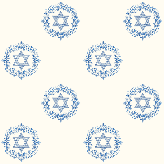 Jewish Star Floral Design
