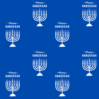 Elegant Hanukkah Wrapping Paper Set