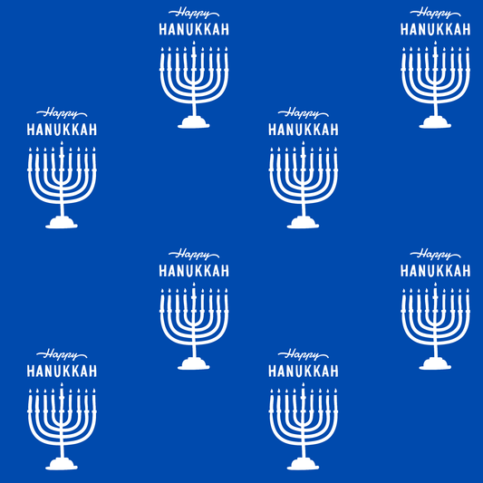 Elegant Hanukkah Wrapping Paper Set