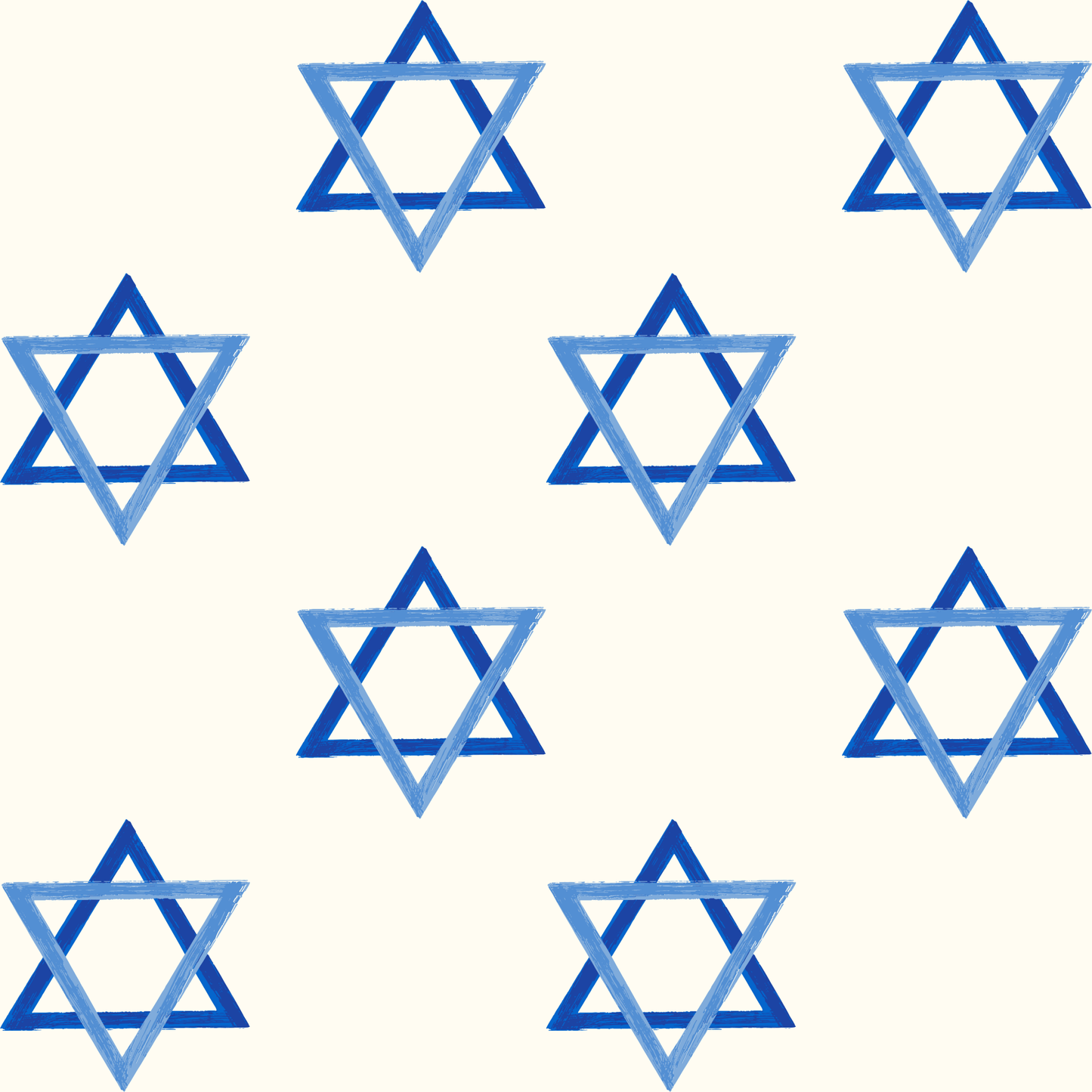 Blue Star of David Wrapping Paper
