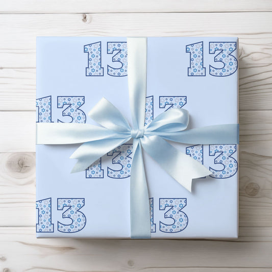Stylish Wrapping Paper for Bat or Bar Mitzvah