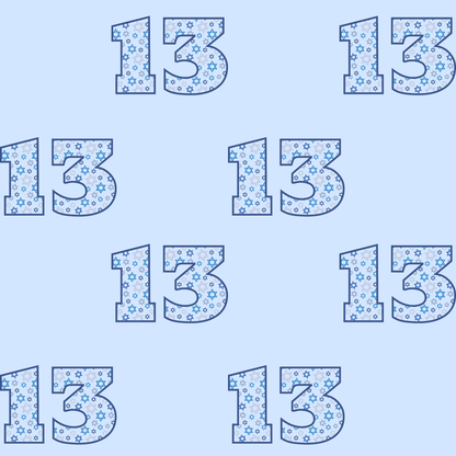 Stylish Wrapping Paper for Bat or Bar Mitzvah