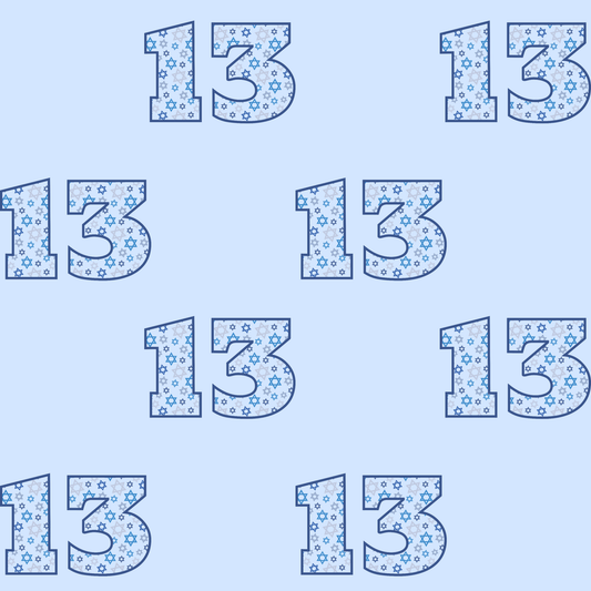Stylish Wrapping Paper for Bat or Bar Mitzvah