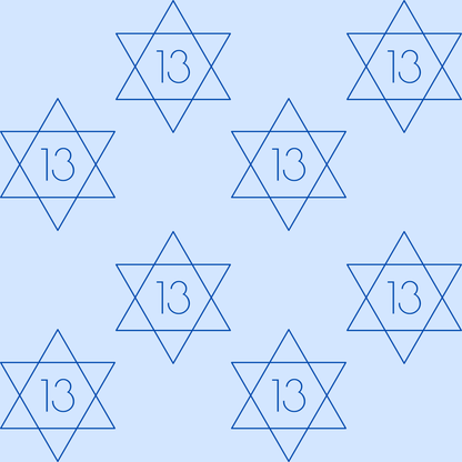 Charming Blue Star Wrapping Paper