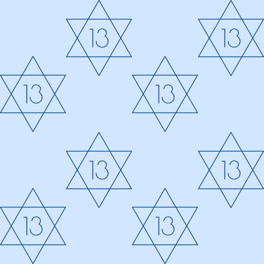Charming Blue Star Wrapping Paper