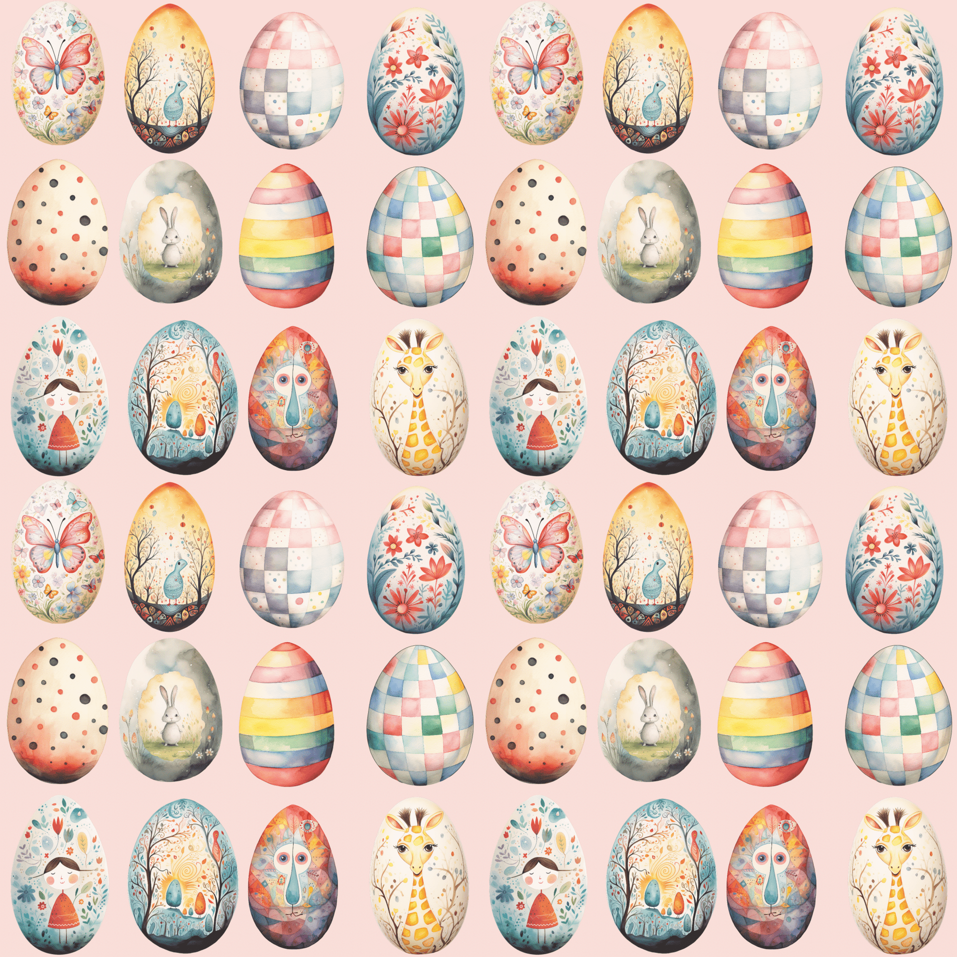 Colorful and fun Easter Eggs