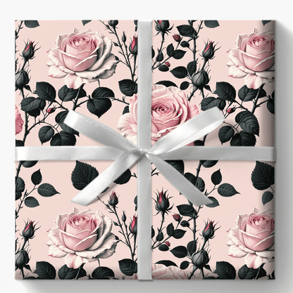 Rose Wrapping Papers Floral Gift Wrap for Birthday