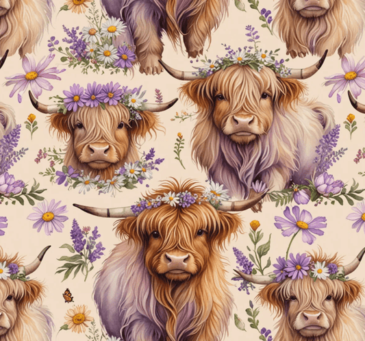 Fluffy Highland Cows