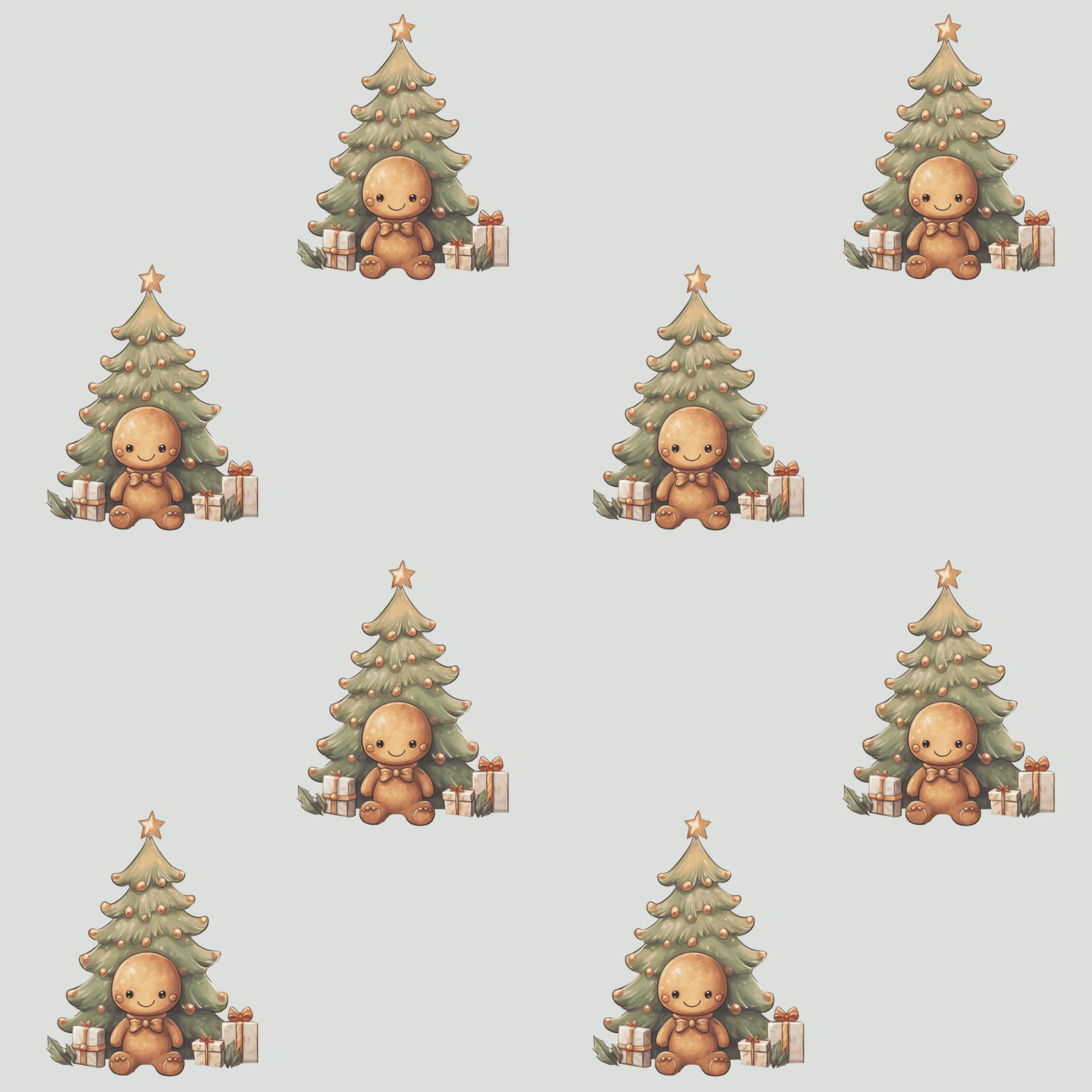 Snuggle & Sprinkle – Gingerbread Dreams Wrapping Paper