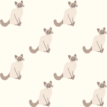 Siamese Cat Gift Paper