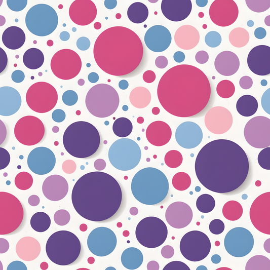 Colorful Polka Dot Wrapping Paper Roll