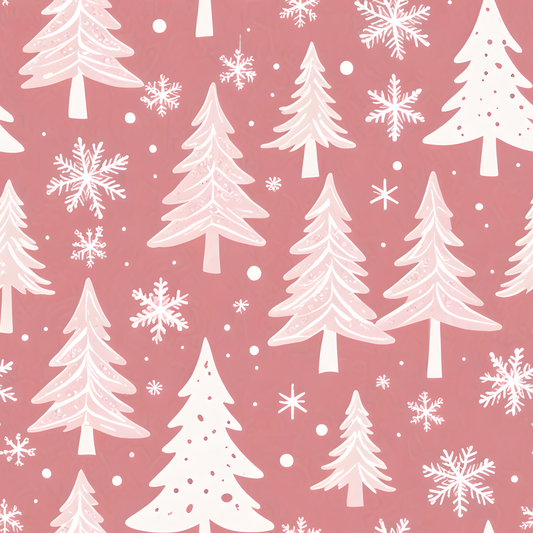 Blush Blizzard – Chic Pink Tree