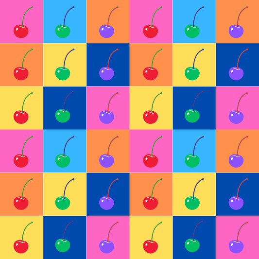 Colorful Cherry Wrapping Paper