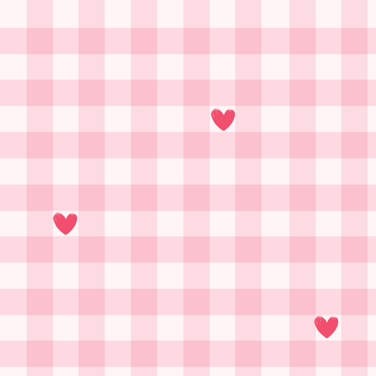 Pink Gingham Wrapping Paper