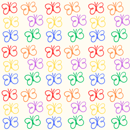 Colorful Butterfly Wrapping Paper