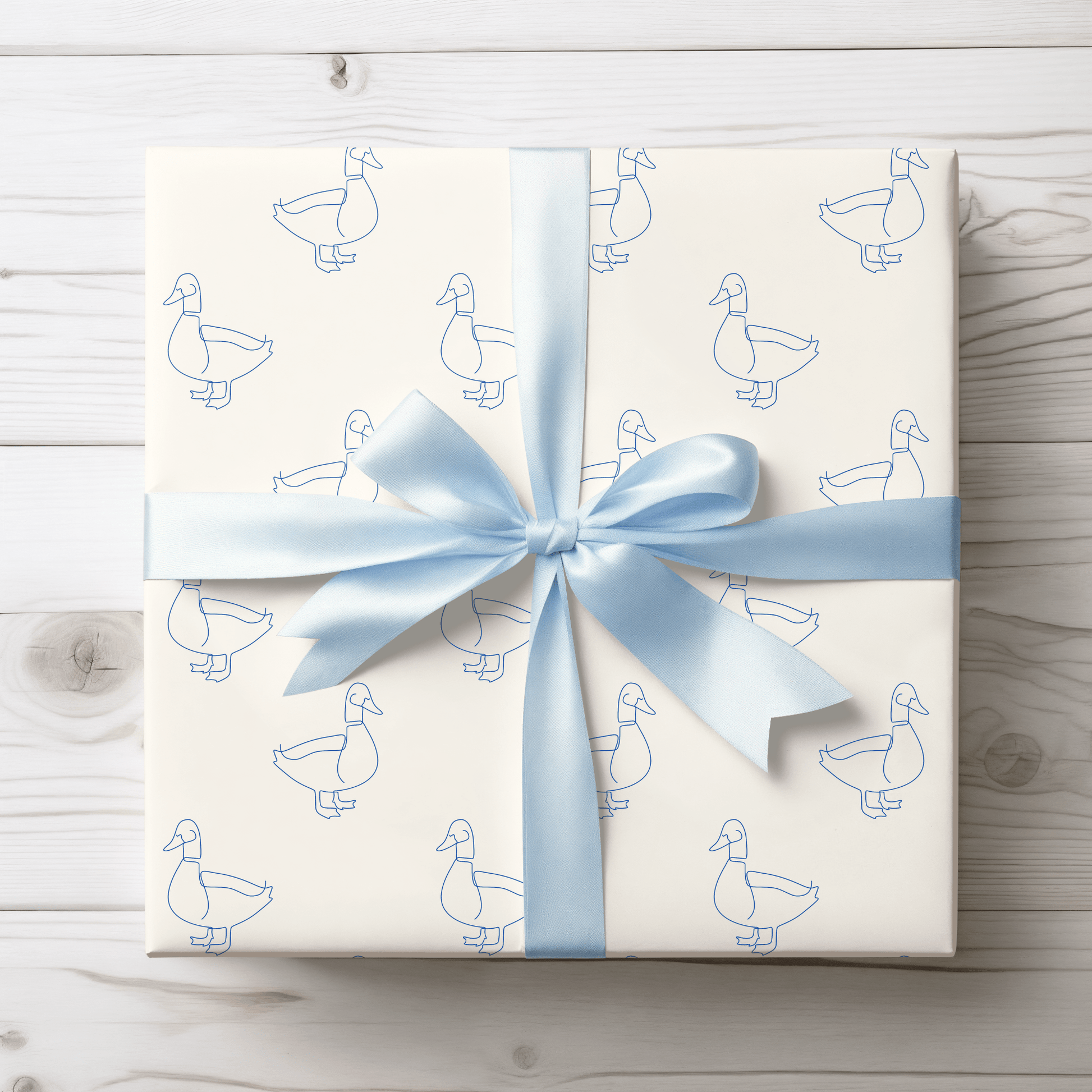 Charming Duck Wrapping Paper Roll