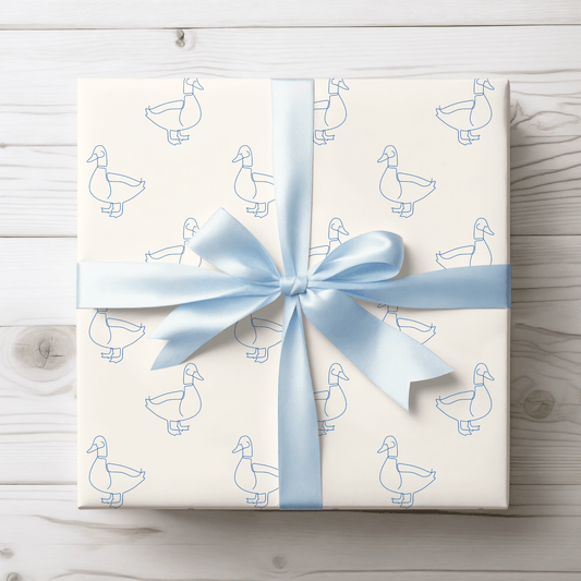 Charming Duck Wrapping Paper Roll