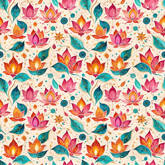 Diwali Pink Festival Wrapping Papers