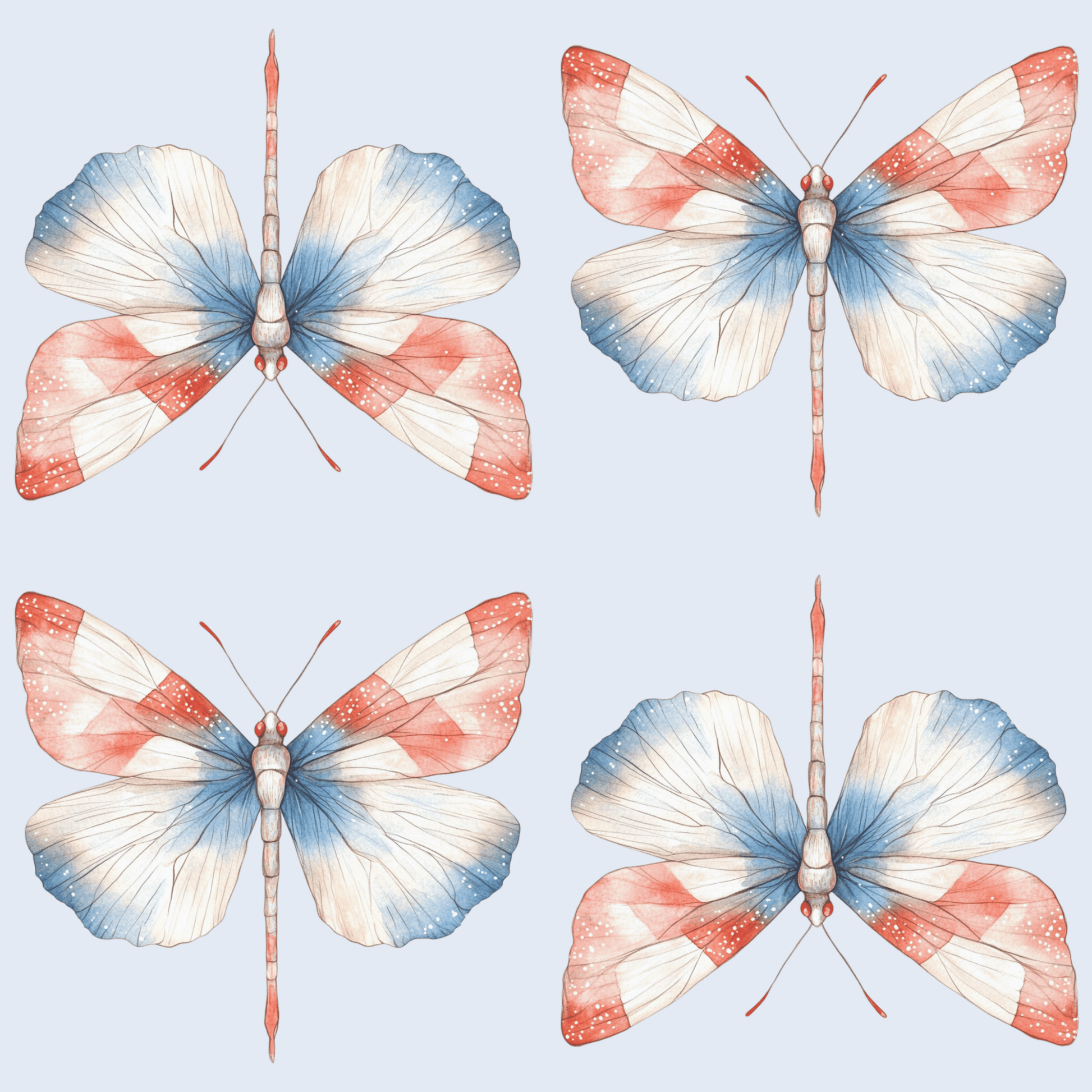 4th of July Firefly Wrapping Paper