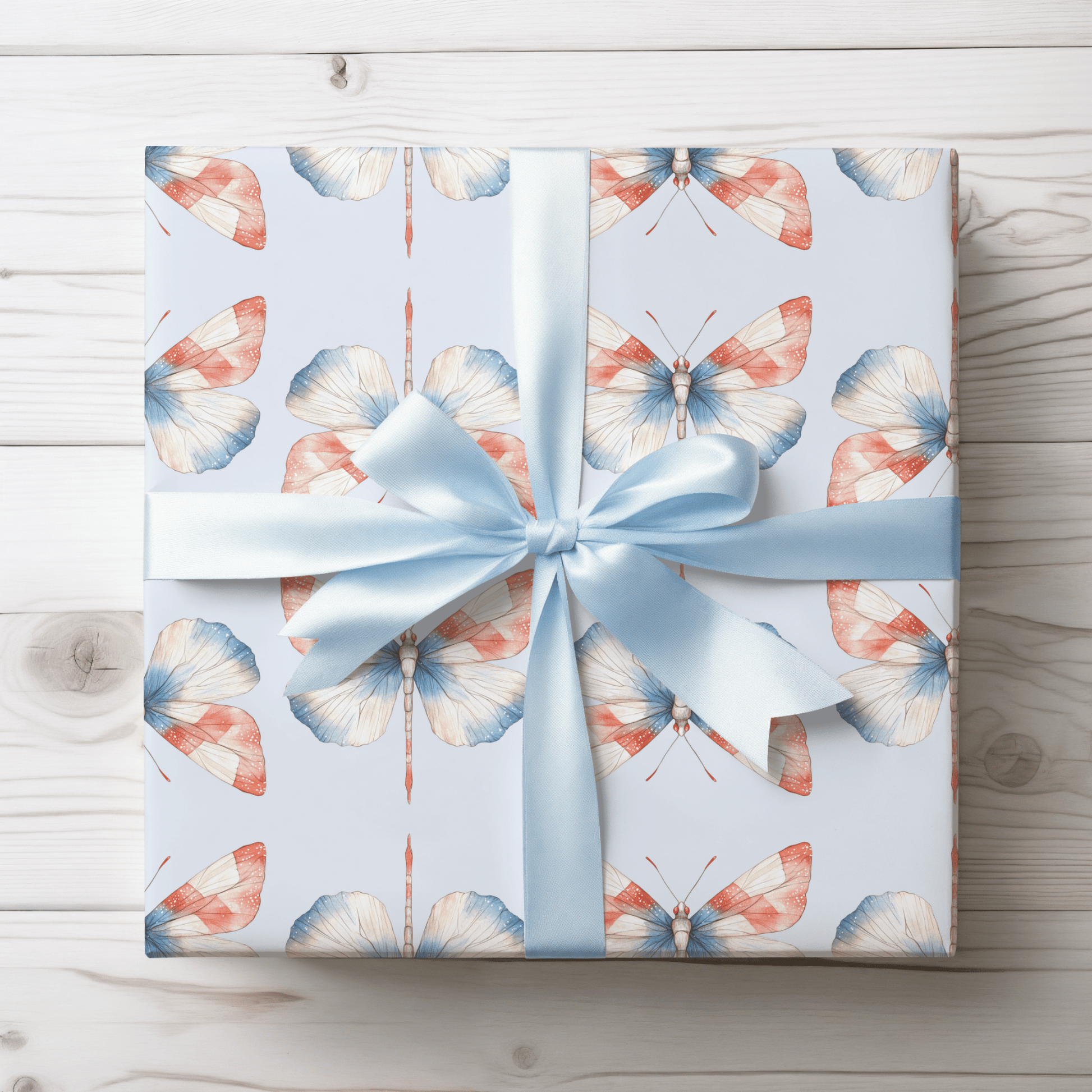 4th of July Firefly Wrapping Paper