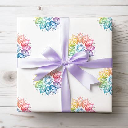 Vibrant Rainbow Gift Wrap