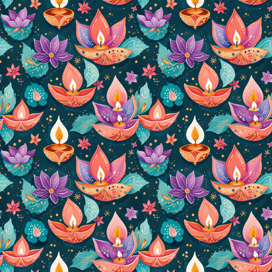 Diwali Aqua Festival Wrapping Papers