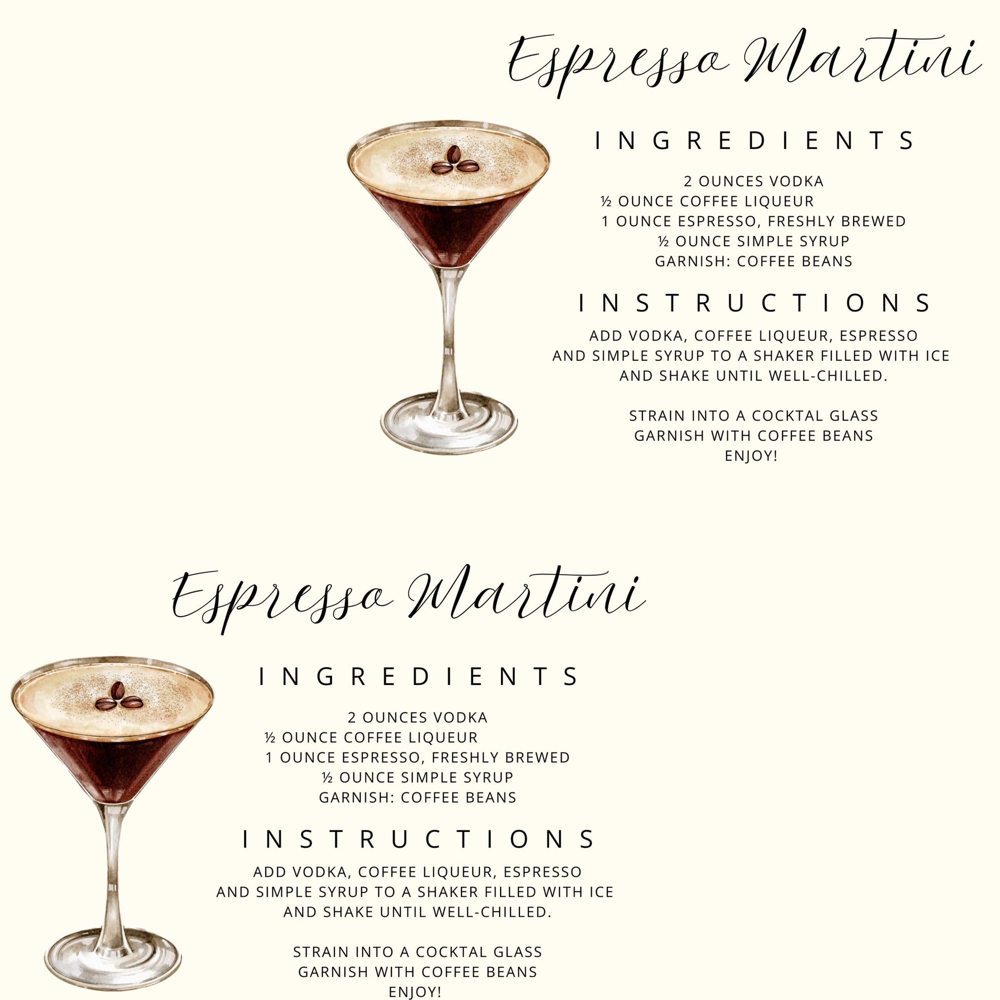 Espresso Martini Lover Present