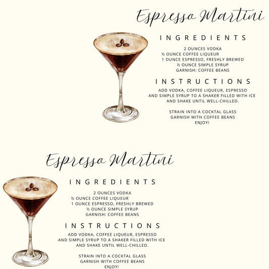 Espresso Martini Lover Present