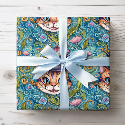 Abstract Cheshire Cat Gift Wrapping Paper