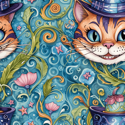 Abstract Cheshire Cat Gift Wrapping Paper