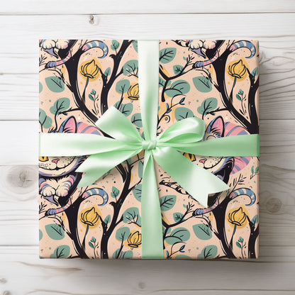 Abstract Cheshire Cat Gift Wrap