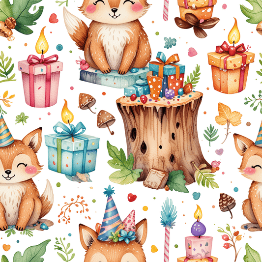Forest Friends Wrapping Paper for All Occasions