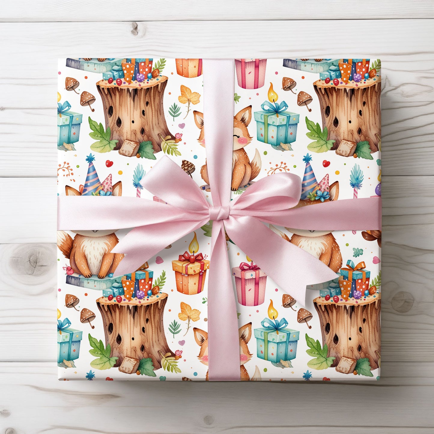 Forest Friends Wrapping Paper for All Occasions