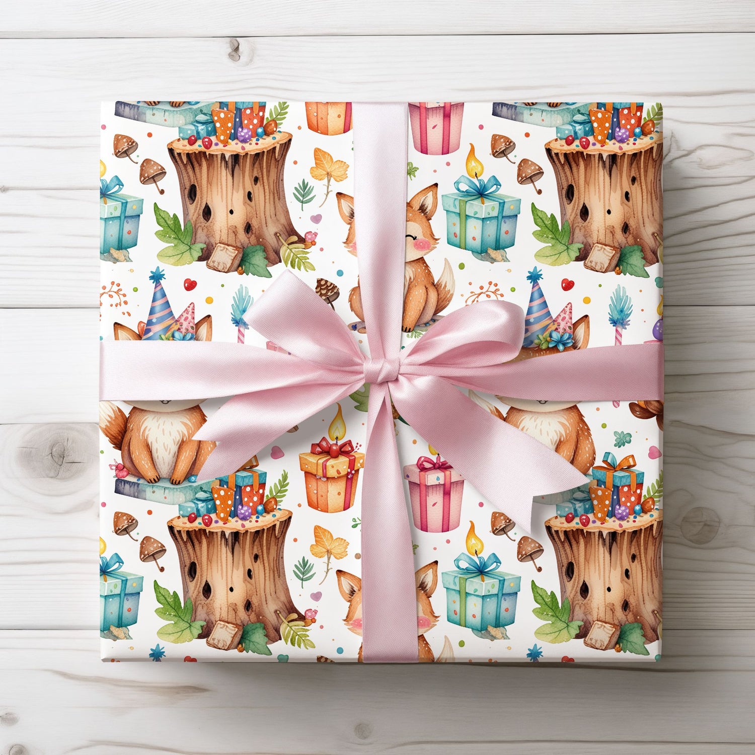 Forest Friends Wrapping Paper for All Occasions