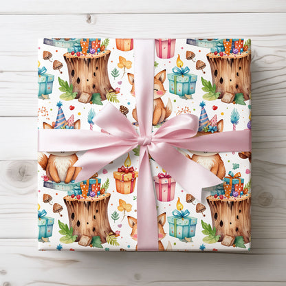 Forest Friends Wrapping Paper for All Occasions
