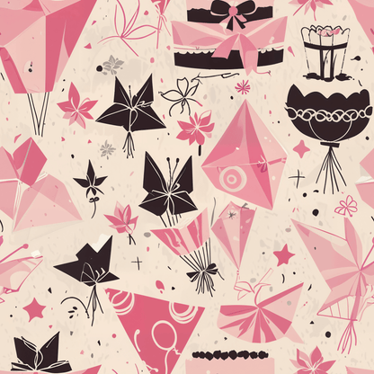 Chic Origami Gift Wrapping Paper