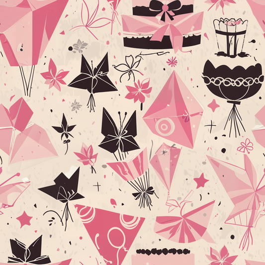 Chic Origami Gift Wrapping Paper