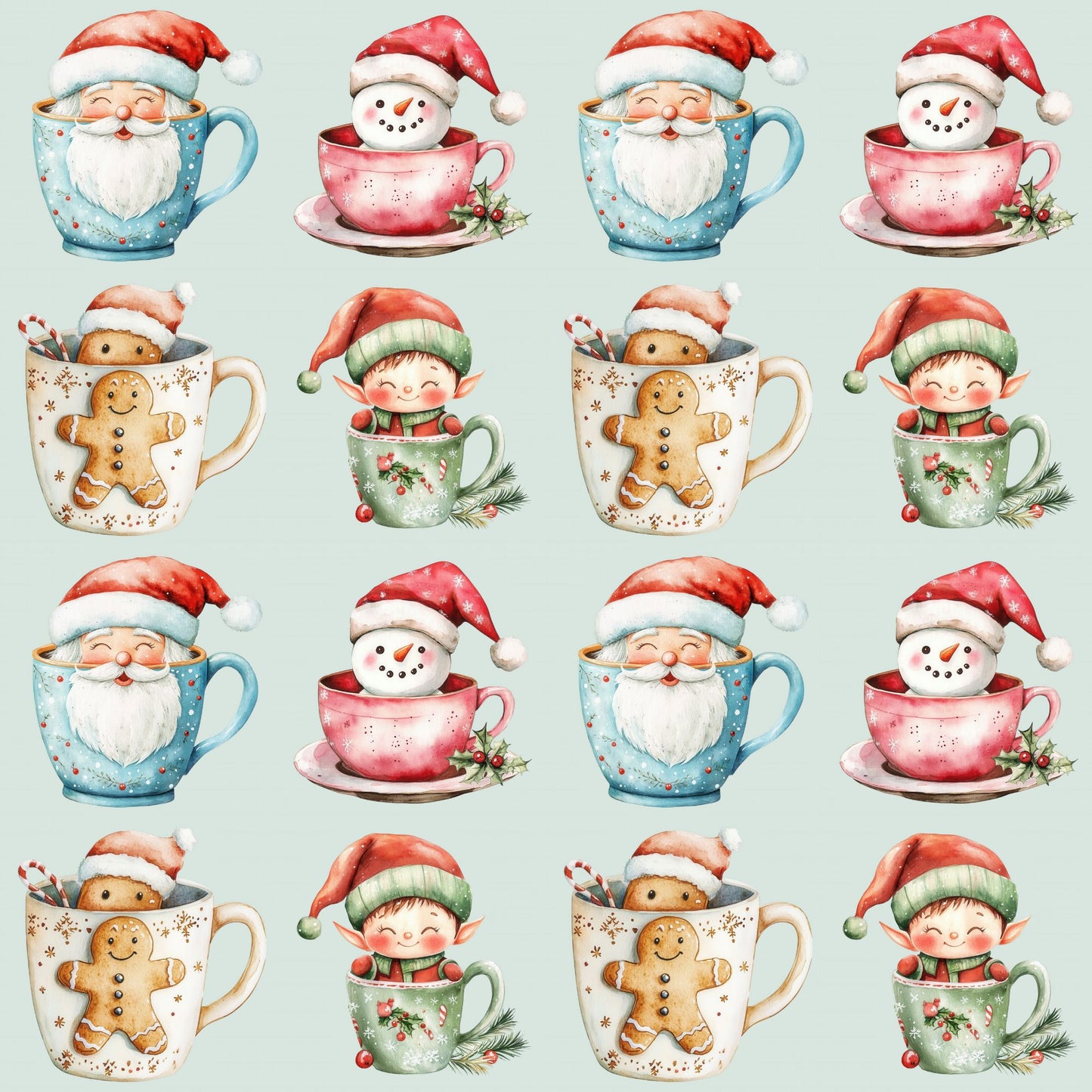 Cup of Cheer – Cozy Christmas Cocoa Wrapping Paper