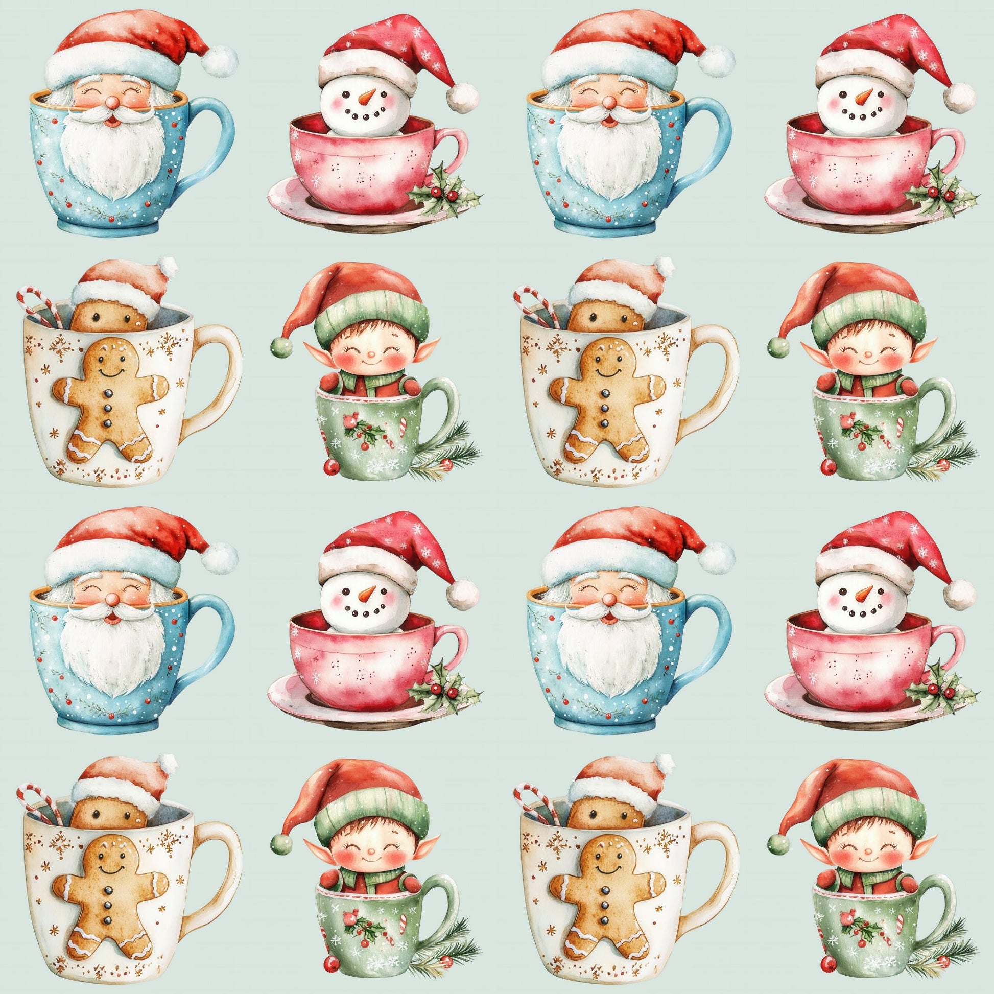 Cup of Cheer – Cozy Christmas Cocoa Wrapping Paper