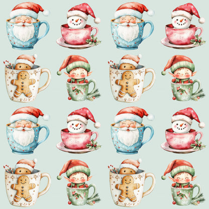 Cup of Cheer – Cozy Christmas Cocoa Wrapping Paper