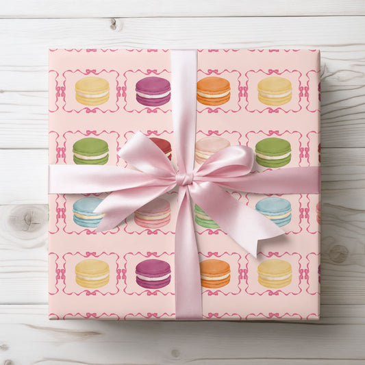 Macaron Pattern Gift Wrap