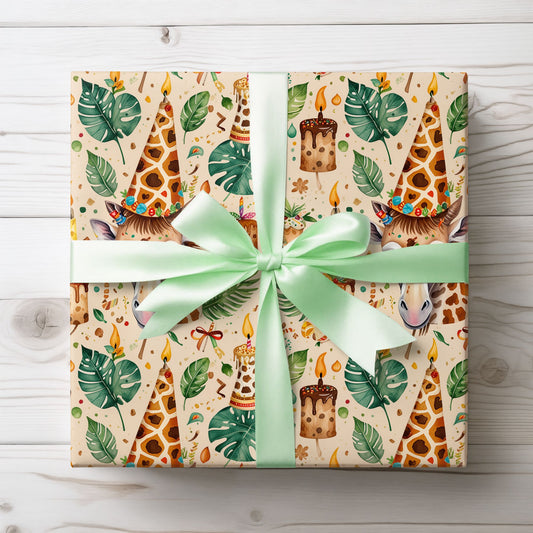 Whimsical Jungle Wrapping Paper