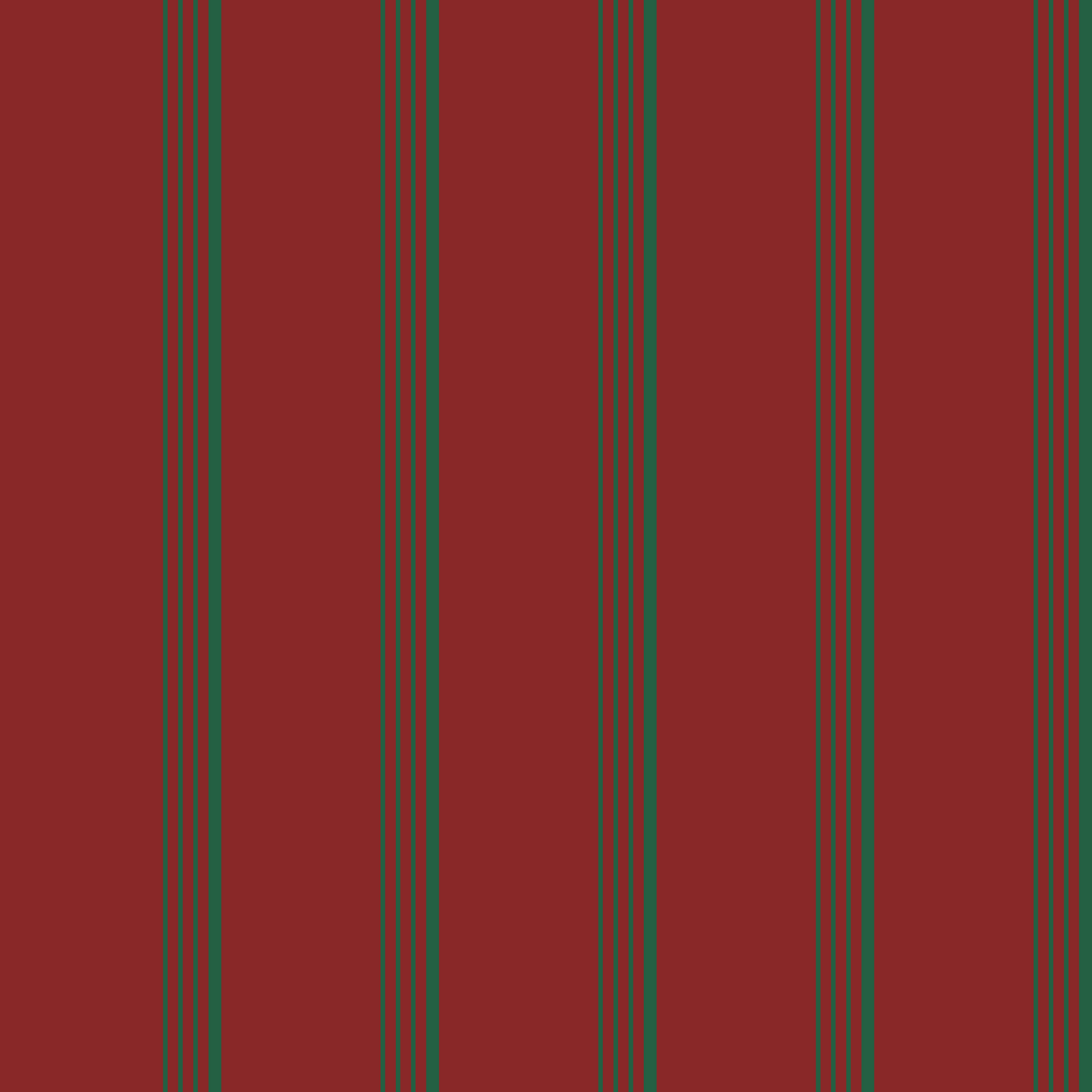 Elegant Red and Green Striped Holiday Wrapping Paper