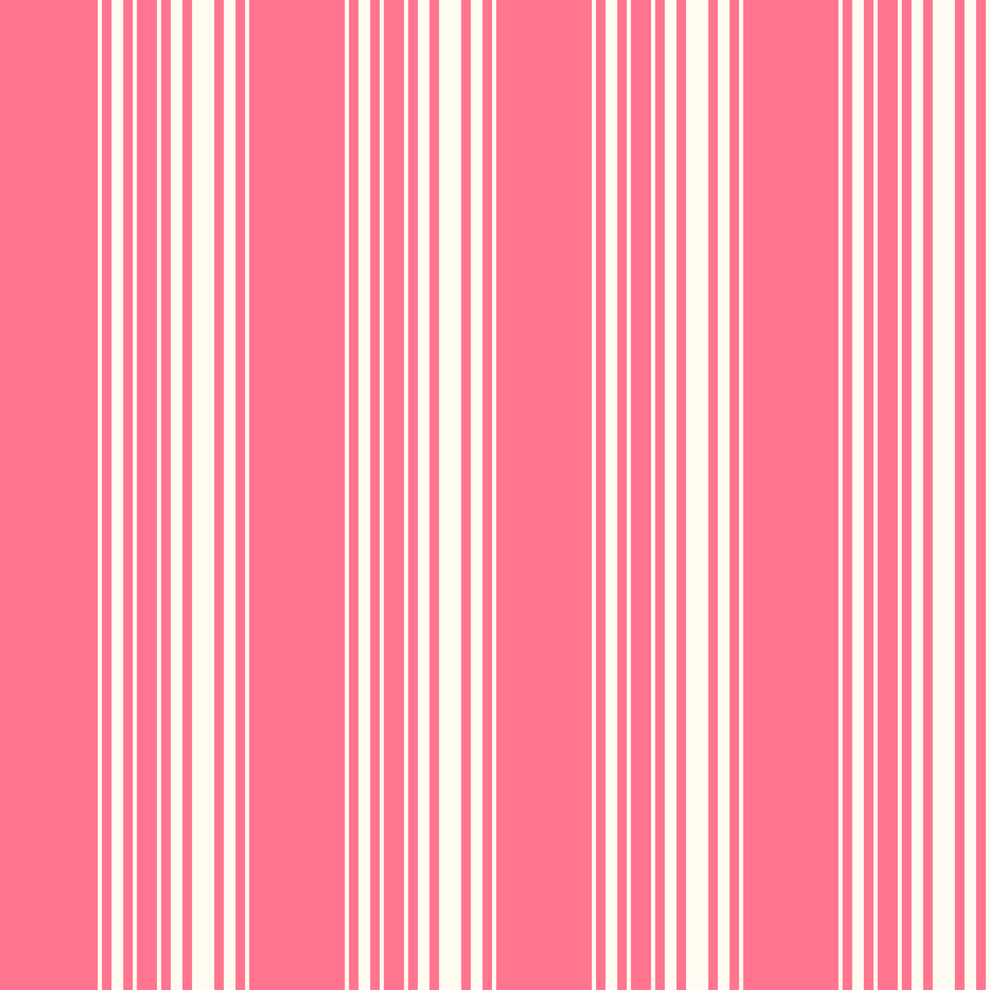 Chic Pink Striped Wrapping Paper