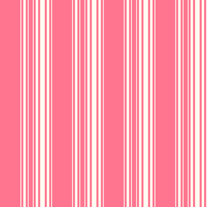 Chic Pink Striped Wrapping Paper